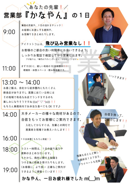 かなやんの一日